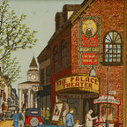 H. Hargrove The Palace Theater Serigraph on Canvas