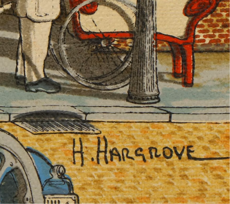 H. Hargrove The Palace Theater Serigraph on Canvas