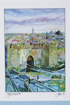 St. Martin and Jerusalem Souvenir Lithograph Prints