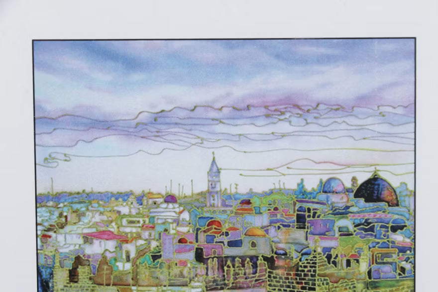 St. Martin and Jerusalem Souvenir Lithograph Prints