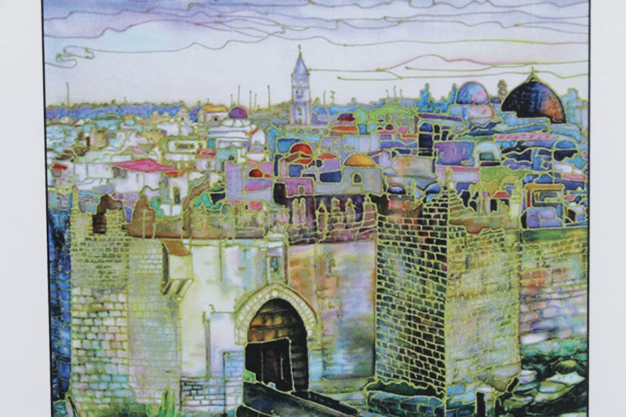 St. Martin and Jerusalem Souvenir Lithograph Prints