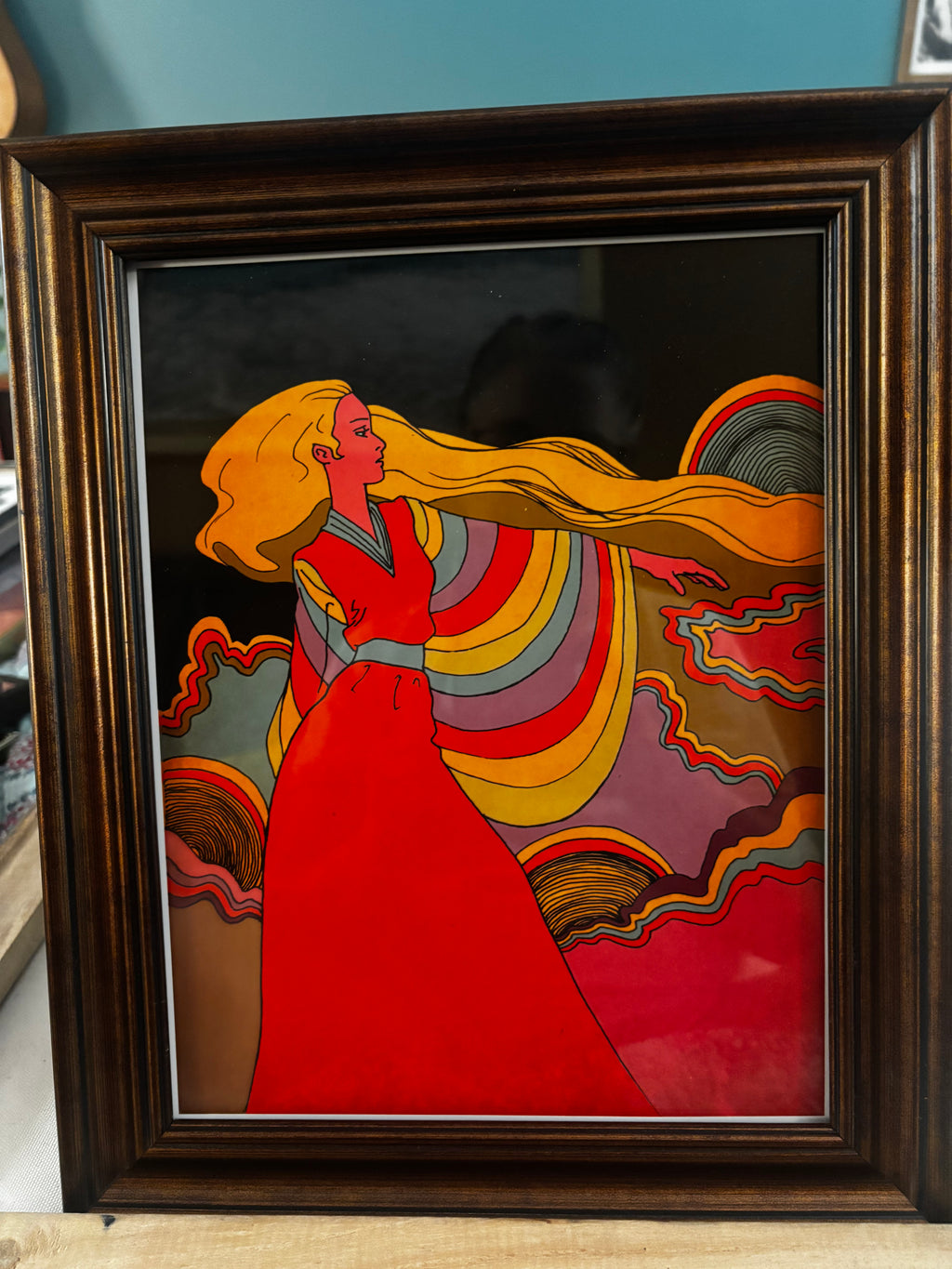 1970s Goddess Giclee Art Print, 8 x 10