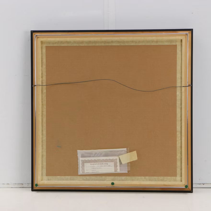 Patrice Breteau "Altitude IV" Op Art Serigraph, Artist's Proof, Circa 1979