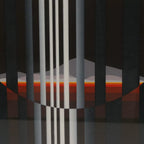 Patrice Breteau "Altitude IV" Op Art Serigraph, Artist's Proof, Circa 1979