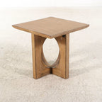 Postmodern Wood Side Table Pair, 21st Century
