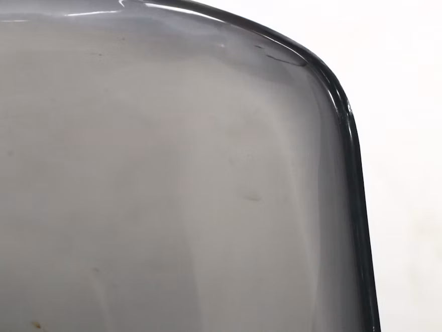 Mid-Century Space Age Smoked Lucite Swivel Side Chair