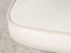 Mid-Century Space Age Smoked Lucite Swivel Side Chair