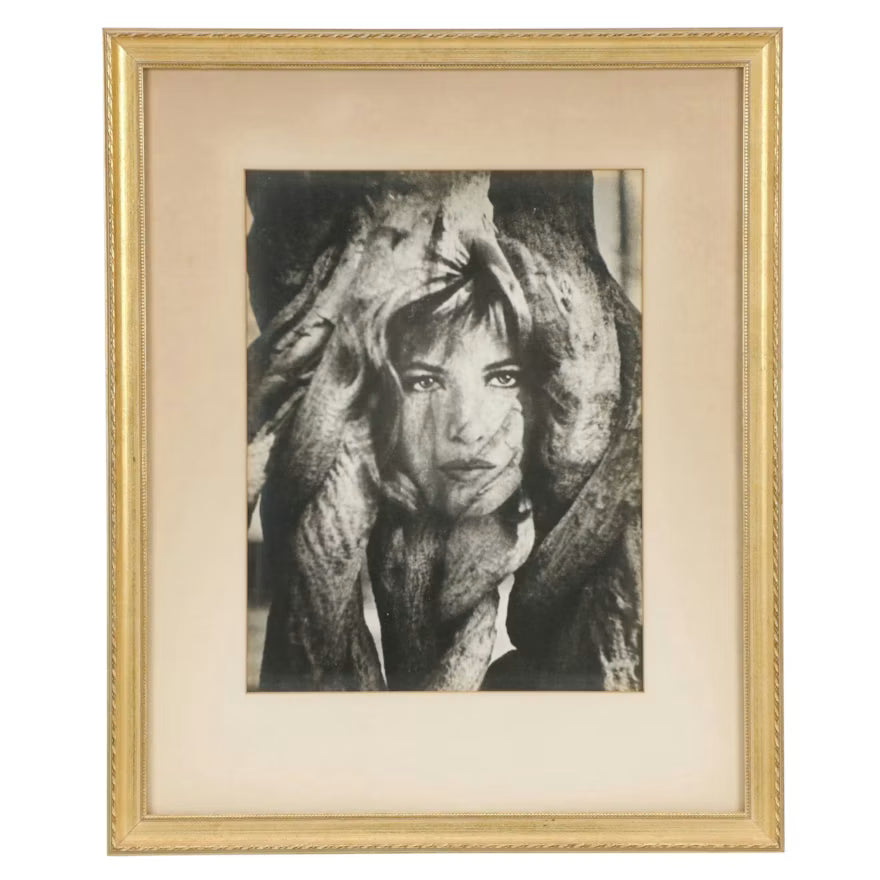 Joe Letitia Mixed Media Brigitte Bardot Portrait, Circa 1997 shown in the product listing