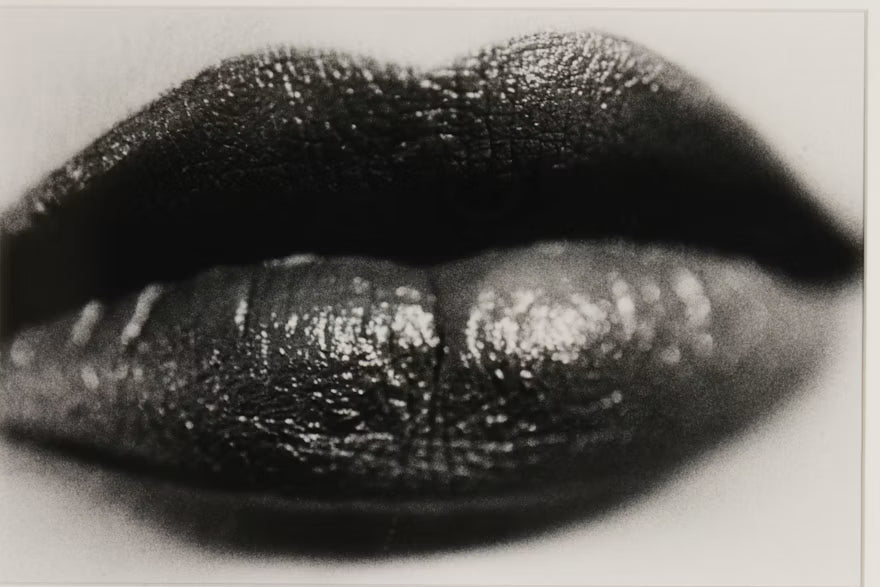 Lips Digital Print Triptych in the Style of Sam Samore