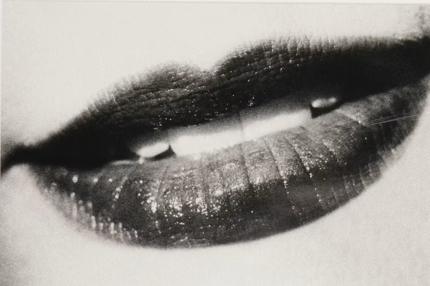 Lips Digital Print Triptych in the Style of Sam Samore
