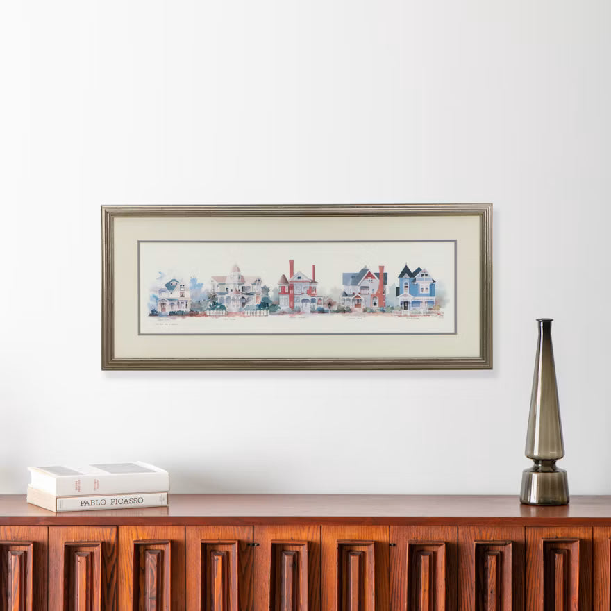 William F. Renzulli Queen Anne Comes to America Lithograph