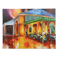 Diane Millsap Midnight at the Cafe du Monde Giclee on Canvas shown in the product listing