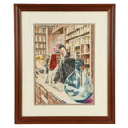 Attributed to Roger Descombes Pharmacist Mixed Media Illustration shown in the product listing