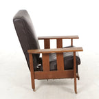 Royal Chairs Co. Arts and Crafts Recliner on Casters