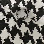 Skyline Furniture Black and White Houndstooth Settee
