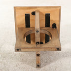 Postmodern Wood Side Table Pair, 21st Century